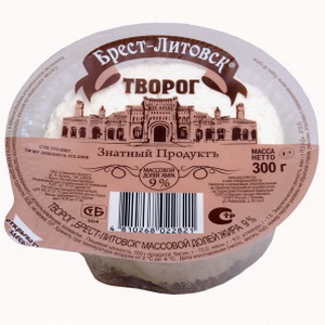 4810268022821 — Творог брест-литовск 9% 300гр