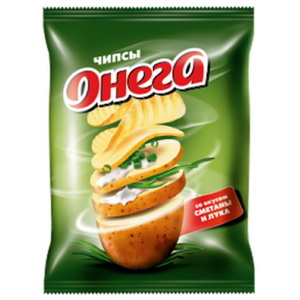 4815105000352 — Чипсы "Онега" Сметана+лук 50г