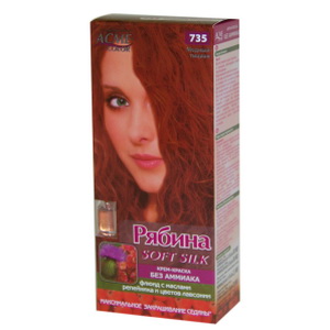 4820000307321 — Краска "Acme" Рябина Soft SILK 735 медный тициан