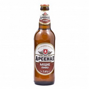 4820000450911 — АРСЕНАЛ Пиво Міцне 0, 5 л+