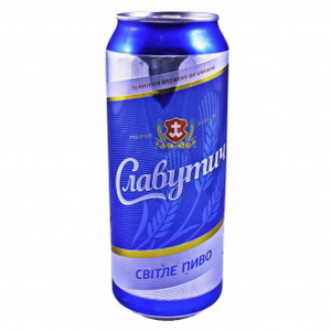 4820000450966 — Пиво "Славутич" Светлое ж/б 0,5л