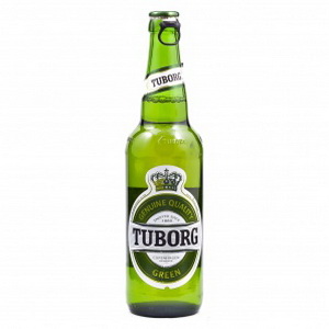 4820000451178 — Пиво світле растеризоване TUBORG "Green" 0. 5л скло. 4. 6% об