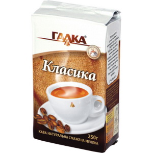 4820000570862 — Кофе "галка" классика нат в / упак 250г