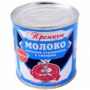 4820001073805 — Молоко незбиране згущ. з цукром 8,5% Премиум 370г