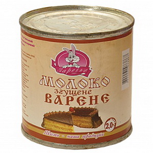 4820001073867 — Молоко сгущ.вареное 2.0% "Заречье"370г