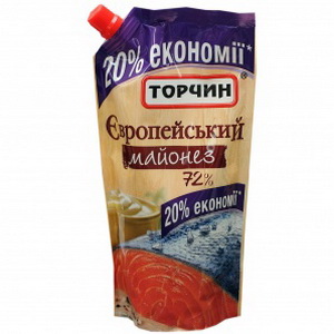 4820001314168 — Майонез "Торчин" Европейский 72% д/п с крыш 670г