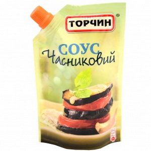 4820001314526 — Соус ЧАСНИКОВИЙ з травами та часником 200г.
