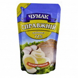 4820001350418 — Майонез "Чумак" Настоящий 72% д/п 200мл