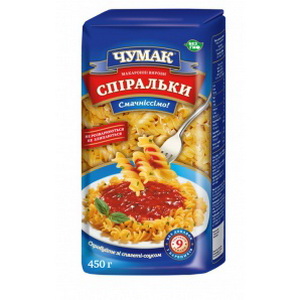 4820001355321 — Макароны "Спиральки" "Чумак"