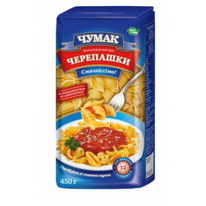 4820001356403 — Макаронные изделия "Чумак" Черепашки 450г