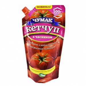 4820001357066 — Кетчуп "Чумак" с чесноком