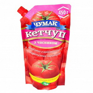 4820001358032 — Кетчуп"чумак"с чесноком 450г