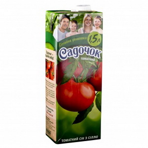 4820001442663 — Сок "садочок" томатный 1,5 л