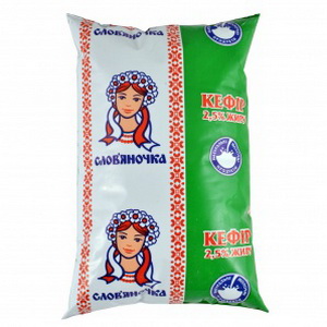 4820001516715 — Кефир "Славяночка" 2.5% п/э 950г