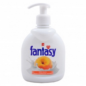 4820002065427 — Жидкое крем-мыло "Fantasy" Персик+миндальное молочко 300мл