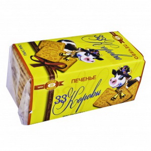 4820002305486 — Печенье "хбф" 33 коровы творожок180г