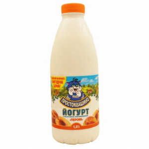 4820002886817 — Простоквашино Йогурт Персик 1,5% 900г пл