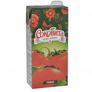 4820003684115 — Сік "Томатний з м'якотю" Соковита 950мл.