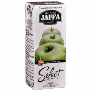 4820003687390 — Нектар "jaffa" select яблоко 0,2 л