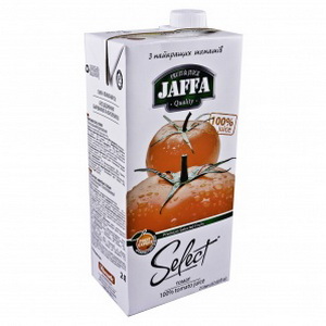 4820003687499 — Сок "jaffa" select томатный с солью 2л