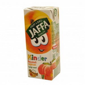 4820003687666 — Сок "Jaffa" Kinder Персик т/п 0.2л