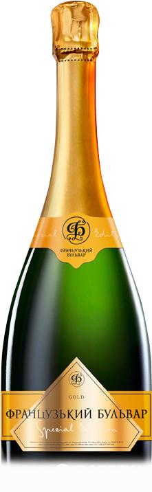 4820004383369 — Вино ігристе 0. 75л 10-13. 5% біле солодке Золоте Special Edition Французький бульвар пл