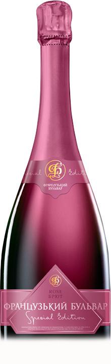 4820004383871 — Вино игристое Французский бульвар Special Edition Rose брют розовое 0.75 л 13.5%
