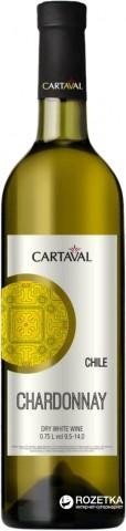 4820004923480 — Вино Cartaval Chardonnay белое сухое 0.75 л 12% 