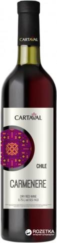 4820004923503 — Вино Cartaval Carmenere красное сухое 0.75 л 12% 