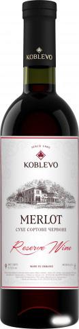 4820004923817 — Вино Коблево Reserve Wine Мерло красное сухое 0.75 л 9.7-13% 