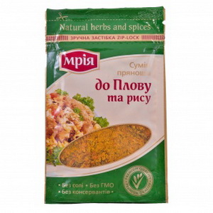 4820005023974 — Приправа "Мрия" Для плова и риса пл/пак с застежкой 20г
