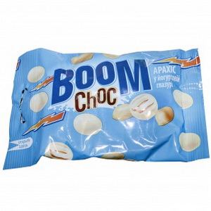 4820005198768 — Драже "BOOM CHOK" Арахис в йогурте 90г