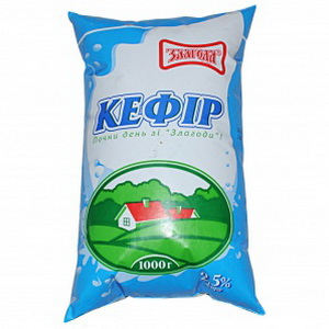 4820005423651 — Кефир 2,5% п/е 1кг злагода