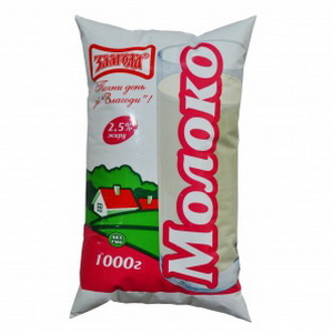 4820005424467 — Молоко "Злагода" 2.5% п/э 1л
