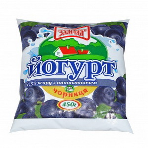 4820005426522 — Й-т Злагода 1,5% 450г пл.черника