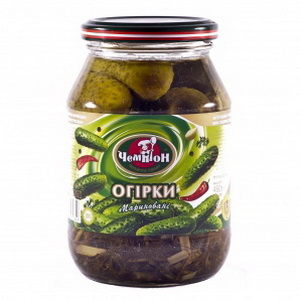 4820006970840 — Огурцы "Чемпион" маринованые целые 500г