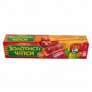 4820007050503 — Чипсы "Золотистые" Бекон 50г