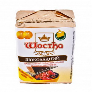 4820007950087 — Сырный продукт "Шостка" Шоколадный 30% 100г
