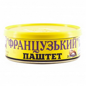 4820007990212 — Паштет "ОНІСС" Французький з грибами з/б 240 г