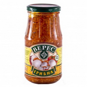 4820008097224 — Икра "Верес" овощная с грибами с/б 500г