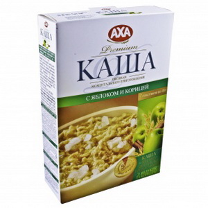 4820008122858 — Каша "аха" овсяная из яблок / корицей. 280г