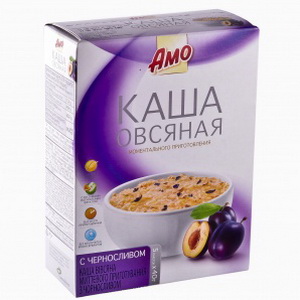 4820008124173 — Каша "амо" овсяная с черносливом 200г