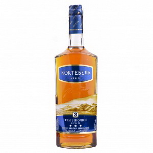 4820008590589 — Коньяк "Коктебель" 3* 0.5л