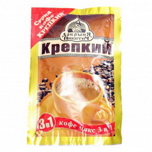 4820011461548 — Кофе 18 г. 3 в 1  крепкий добрыня никитич 