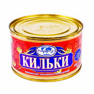 4820015140517 — Килька "Рыбпродукт" обжаренае в томатном соусе 250г