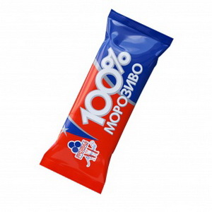 4820015165190 — Мороженое "эскимо 100%" 65г. / рудь /