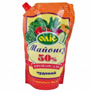 4820015711267 — Майонез Провансаль чудн."Олис"дойпак 50%720г