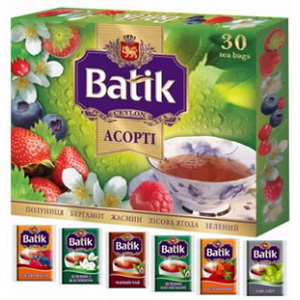 4820015833068 - Чай "Batik" ассорти (30 пакетов)