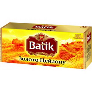 4820015833198 - Чай "Batik" золото цейлона (25 пакетов)