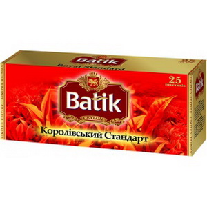 4820015833204 - Чай "Batik" королевский стандарт (25 пакетов)